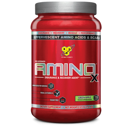 UPC 834266003280 product image for BSN Amino X Amino Acids + BCAA Powder, Green Apple, 30 Servings | upcitemdb.com