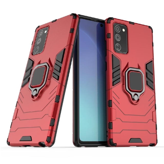 Funda para Samsung Galaxy NOTE 20 5G con Soporte Anillo Giratorio 360° y Protección Resistente a Golpes y Caídas