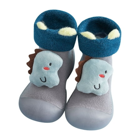 

Vikakiooze Baby Toddler Sock Shoes Toddler Socks Thicken Breathable and Non-slip Indoor Toddler Shoes