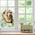 thumbnail image 5 of Wooden Wall Hanging Decor, Rustic Bird Ornament For Porch Balcony And Home Wall, Nature-Inspired Handcrafted Wooden Bird Decoration, Versatile Hanging Bird Art With Built-In, 5 of 8