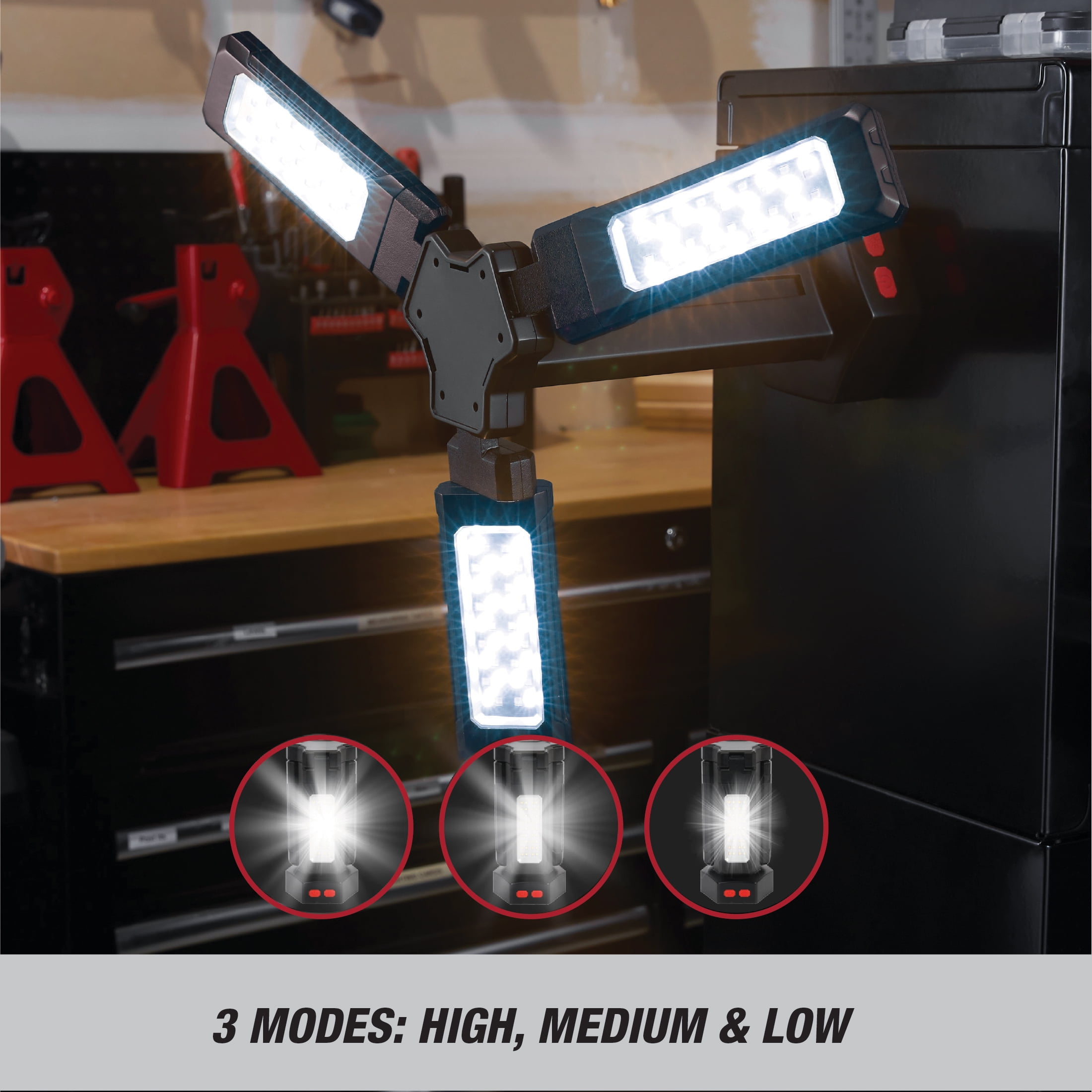Hyper Tough 2500-Lumen Rechargeable Work Light
