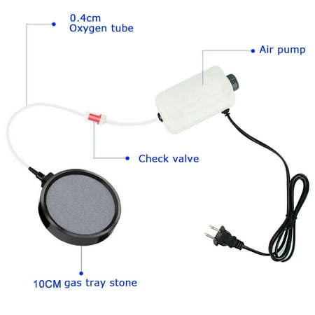 Small Fish Pond HERCHR Aquarium Bubble Disk, Aquarium Small Bubble Disk / Air Difusser for Fish Tank Koi Pond 10.7CM Pond Pump Hydroponics Decor ()