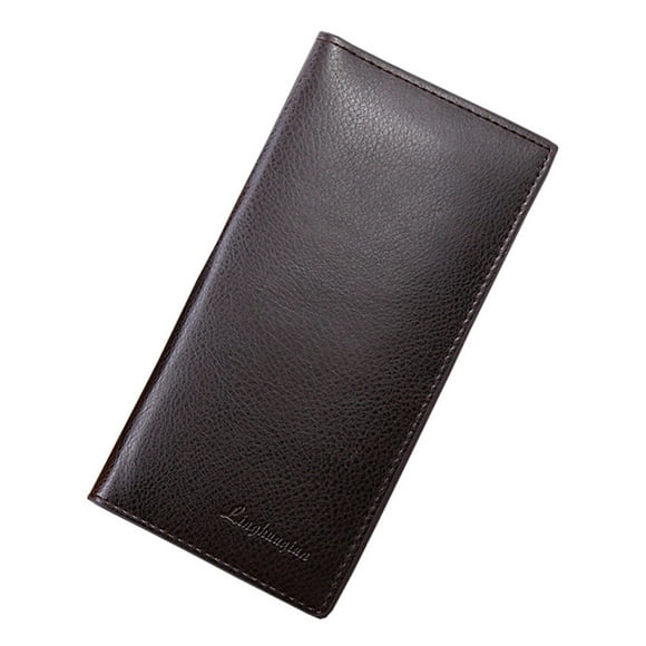 TopLLC Men's Wallets Man Wallet Leather Concise Money Bag Huge Capacity Purse Card C Men Bags