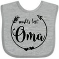 thumbnail image 3 of Inktastic World's Best Oma Girls Baby Bib, 3 of 4