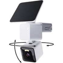 WYZE Solar Cam Pan Security Camera, Wireless Outdoor, 2K Pan/Tilt 360° View Battery Powered WiFi Cameras for Home Security with AI Motion Detection, Color Night Vision