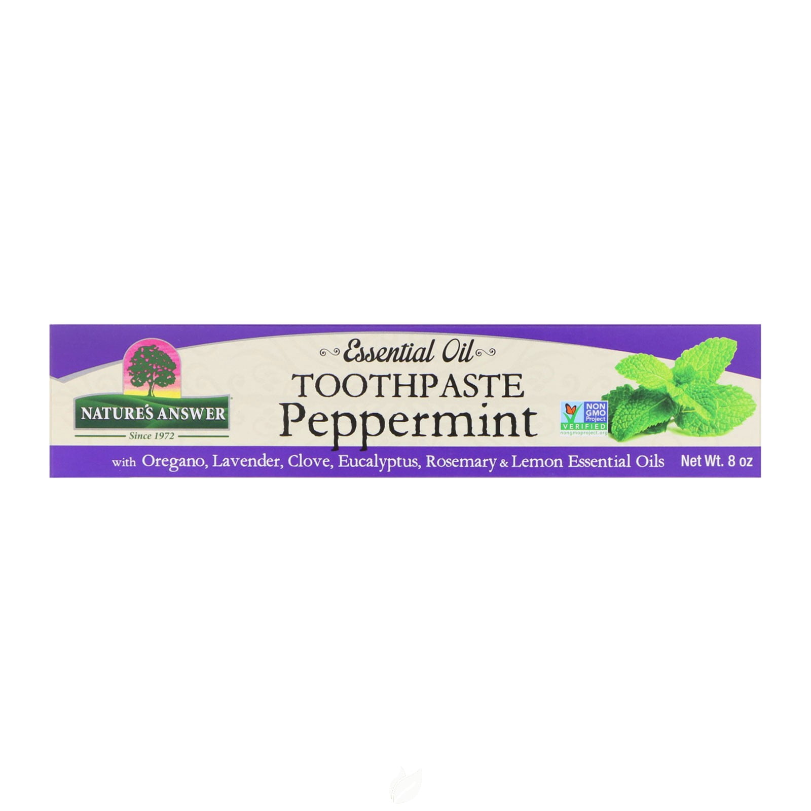 Nature S Answer Essential Oil Toothpaste Peppermint 8 Oz Walmart Com