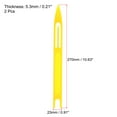 thumbnail image 2 of Netting Needle Shuttles 10#, 2 Pack Plastic Fishing Net Repair Tool, Yellow, 2 of 5