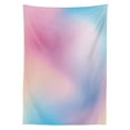 thumbnail image 3 of Ambesonne Pastel Tablecloth Rectangular Table Cover, Daydream Fantasy, 52"x70", Aqua Peach Pink, 3 of 4