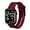 Red, variant on LED Electronic Watch Waterproof Adjustable Soft Silicone Strap Square Earth Dial s Casual Sports Digital Wristwatch Birthday Gift