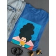 thumbnail image 3 of Pastell Sunflower Woman T-shirt Women's -Hulya Ozdemir Designs, Female 4X-Large, 3 of 4