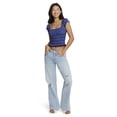 thumbnail image 2 of Mills by Millie Bobby Brown Women's Light Wash Boyfriend Jeans, Sizes 00-18, 2 of 5