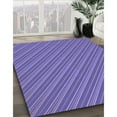 thumbnail image 3 of Ahgly Company Machine Washable Indoor Rectangle Transitional Slate Blue Area Rugs, 4' x 6', 3 of 7