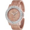 Brinley Co. Women's Rhinestone-Accented Roman Numeral Cuff Watch