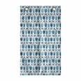thumbnail image 1 of Floral Hanging Pocket Organizer, Holland Tulips Aligned Horizontally Folk Pattern Continuous Illustration, Printed Polyester Storage Bag with Pockets, 21" x 31", Sea Blue Multicolor, 1 of 2