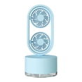 thumbnail image 3 of Boovnll Fan, Double Leaf Spray Water Refrigeration Humidification Fan Ins Desktop Humidifier Desk Fan Office Desktop Dormitory Small Fan, Portable Fan, 3 of 4