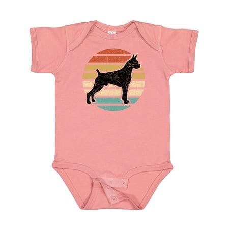 

Inktastic Boxer Dog Vintage Silhouette Gift Baby Boy or Baby Girl Bodysuit