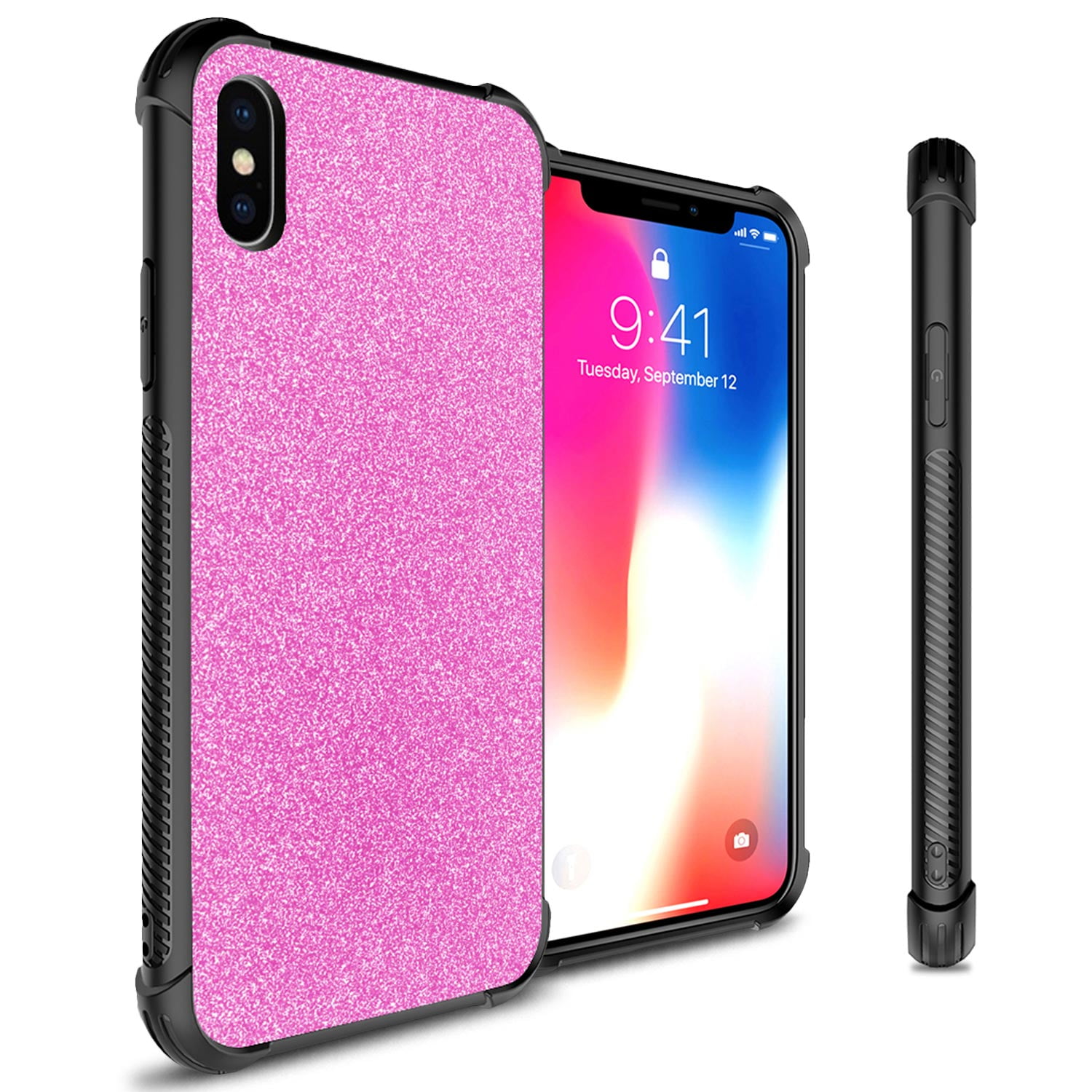 CoverON Apple iPhone XS / iPhone X / 10S / 10 Case, Glimmer Series Cute