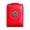Wine Red, variant on Retro Lipstick Case with Mirror for Women - Portable Travel Pocket Cosmetic Pouch for 2-3 Lipsticks, PU Leather Organizer