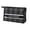 Black, variant on Large Travel Cosmetic Bag for Women Portable Makeup Toiletry Accessories Organizer Durable