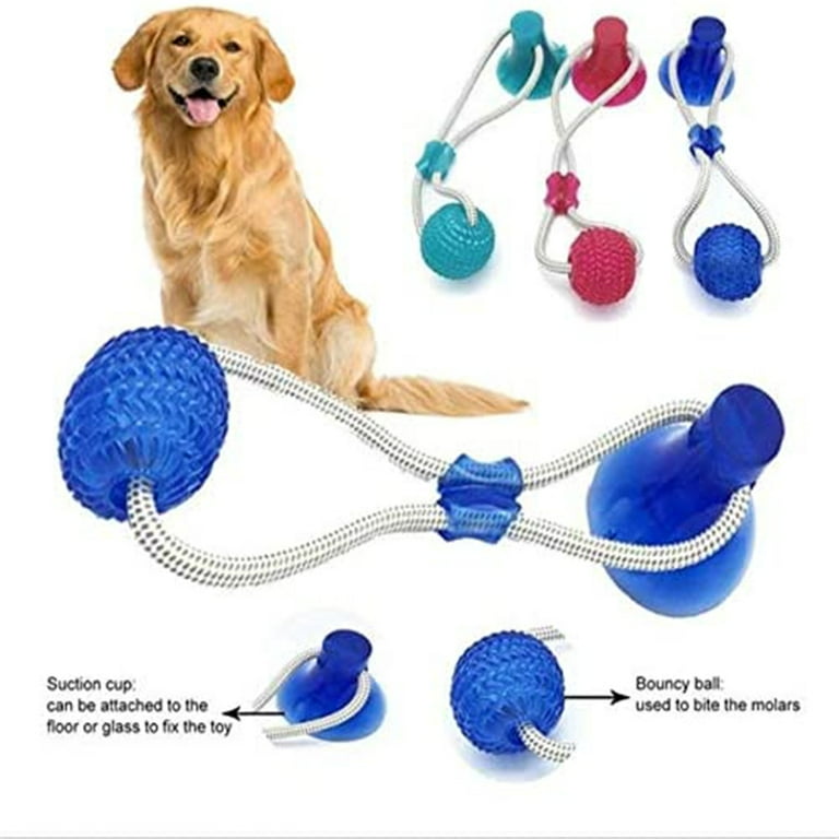 Multifunction Pet Dog Activity Bounce Molar Bite Interactive Toys Rubber  Chew Pull Ball - China Chewing Toys and Slow Feeder price