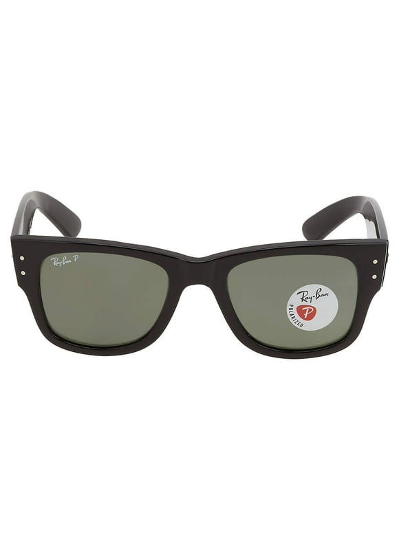 Ray Ban Mega Wayfairer Polarized Green Square Unisex Sunglasses RB0840S 901/58 51