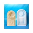 thumbnail image 2 of Moon Castle Silicone Mold Scented Candle Mold Festival Table Ornament Tool Plasters Craft Making Supplies Fondant Mold, 2 of 11