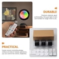 thumbnail image 3 of 6pcs LED Night Lights Cabinet Puck Lights Battery Operated Under Cabinet Lights with Remote Controllers, 3 of 4
