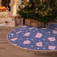 thumbnail image 5 of Disketp Cute Pig Christmas Tree Skirt, Christmas Tree Decorations, Christmas Decor, Tree Mat Decoration(30-48IN)-36", 5 of 6