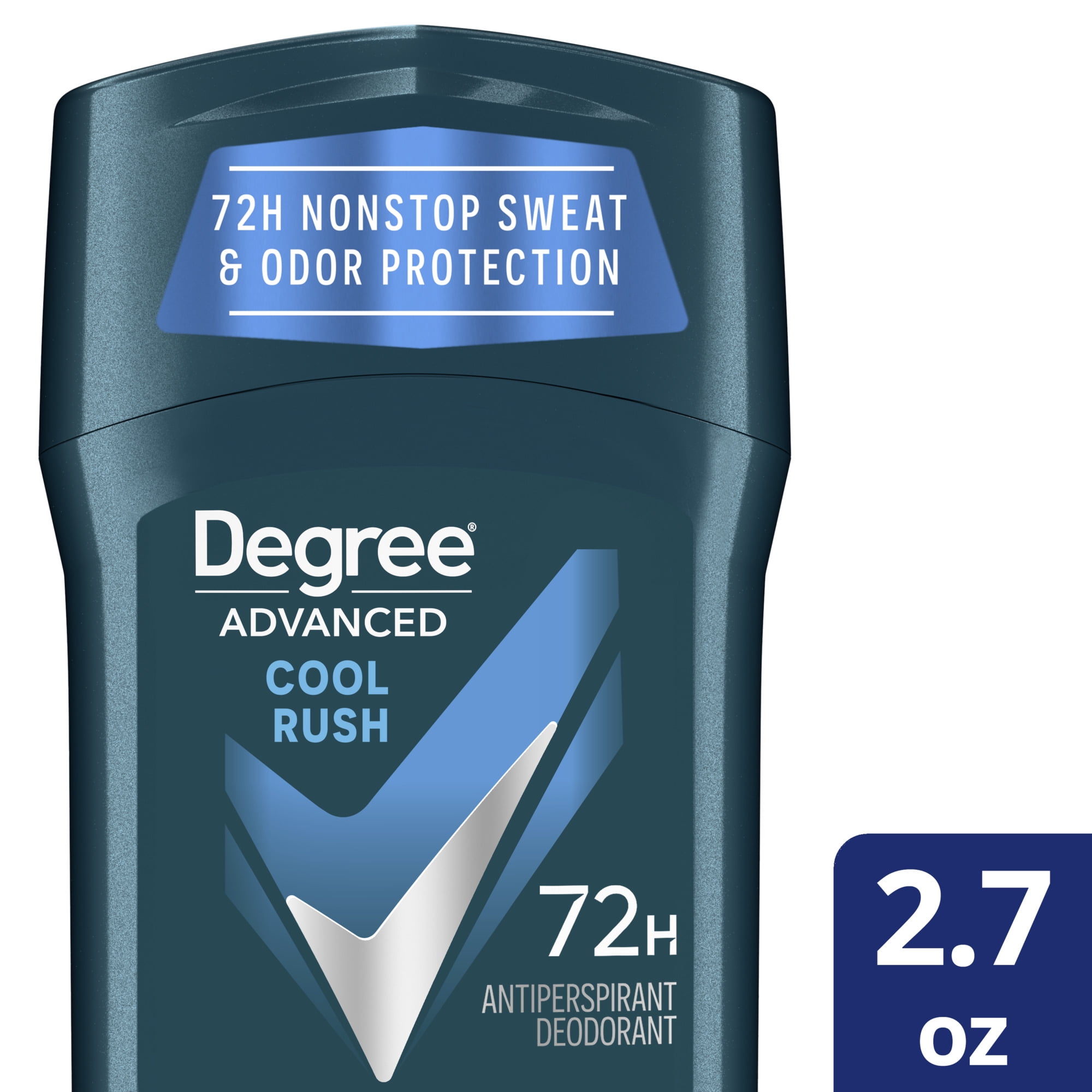 Degree Men Advanced 72H Protection Antiperspirant Deodorant Cool, 2.7