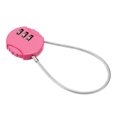 thumbnail image 3 of Uxcell Small Combination Lock 7.8 Inch, 1 Pack 3 Digit Padlock for Gym Locker, Pink, 3 of 6