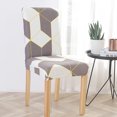 thumbnail image 2 of Protector de asiento lavable a máquina de calidad hotelera para comedores elegantes Funda impermeable para silla de comedor, 2 of 8