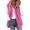 Hot Pink, variant on Women Zipper Sleeveless Coat Fashion Casual Style Lightweight Design for Daily Use and Comfortable Fit in Various Occasions XXL Size Dark Blue