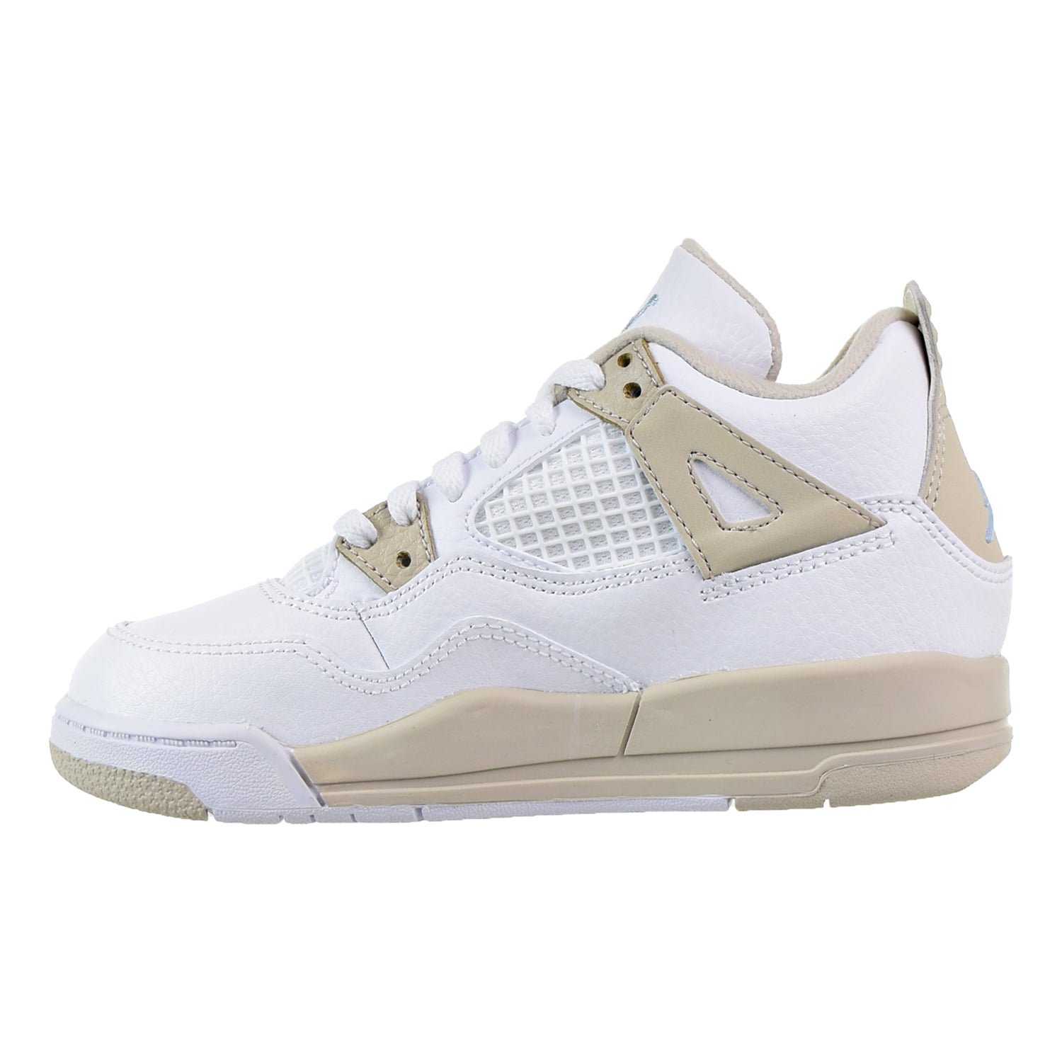 11 M US Jordan 4 Retro GP Little Kids Shoes White//Boarder Blue//Light Sand 487725-118