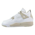 thumbnail image 4 of Jordan 4 Retro GP Little Kid's Shoes White/Boarder Blue/Light Sand 487725-118 (12 M US), 4 of 6