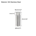 thumbnail image 2 of 8x25mm 304 Stainless Steel Dowel Pins, 5 Pack Knurled Head Flat End Dowel Pin, 2 of 6