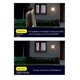 thumbnail image 2 of Solar Sensor Wall Mounted Lights Waterproof Garden Landscape Lights for Garden Villa Small Yard Decor Ambient Lights, 2 of 5