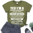 thumbnail image 2 of Pompotops Faire un Animal de Compagnie de Petite Amie Impression T-Shirt Femmes Manches Courtes Tops, 2 of 8