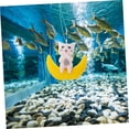 thumbnail image 5 of Pecera flotante colgante de astronauta, artesanía de modelado, artesanía subacuática, figuritas flotantes, Accesorios para tanque de peces, decoración de acuario Betta, 5 of 5