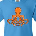 thumbnail image 4 of Inktastic Orange Octopus Youth T-Shirt, 4 of 5