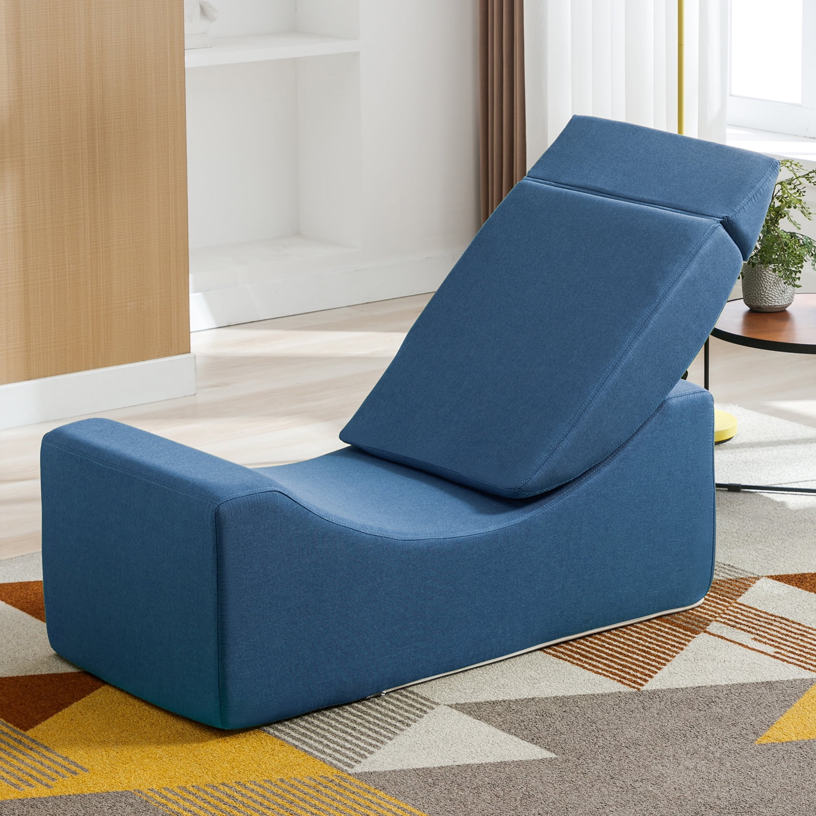 MUZZ MultiFunctional Chaise Lounge for Yoga, Zero Gravity Yoga Chair for Living Room/Small