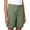 Green, variant on Women's Cargo Shorts, Comfy Cargo Shorts Vacation Outfits Stretch Athletic Shorts Summer Outdoor Work Shorts Casual High Waisted Shorts Multi Pockets, Black L