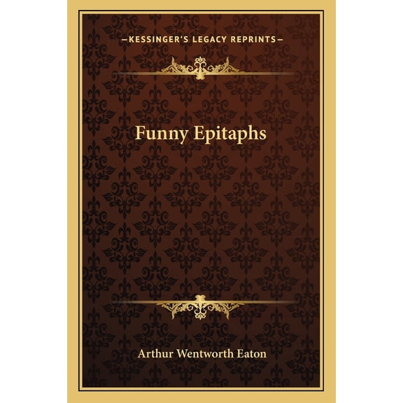 Funny Epitaphs (Paperback)