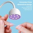 thumbnail image 3 of Desktop Nail Dryer Machine LED 24W Fast Drying Manicure Glue Polish Gel Lamp Lighting Salon Professional Care Table Light Direct Power, 3 of 7
