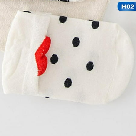Heart Ankle Socks SHOPFIVE Casual Cotton Red Heart Short Ankle Socks Cute Socks For Women Gril Sock Hosiery Gifts ()