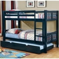 thumbnail image 2 of Furniture of America Sophie Wood Bunk Bed, Twin/Twin, Blue, 2 of 7