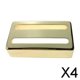 thumbnail image 1 of Paquete de 4-6 cubiertas para pastilla Humbucker de cobre, cuello o puente para guitarra eléctrica LP 4 piezas, 1 of 7