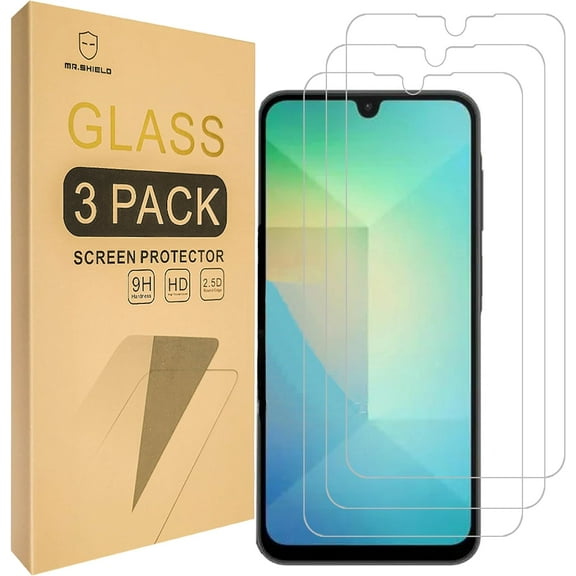 Screen Protector compatible with Samsung Galaxy A26 5G [Tempered Glass] [3-Pack] [Japan Glass with 9H Hardness]