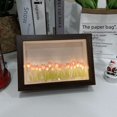 thumbnail image 2 of Tulip night light diy handmade creative luminous photo frame decoration cute homemade night light, 2 of 4