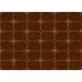 thumbnail image 1 of Ahgly Company Indoor Rectangle Patterned Mahogany Brown Area Rugs, 5' x 8', 1 of 6