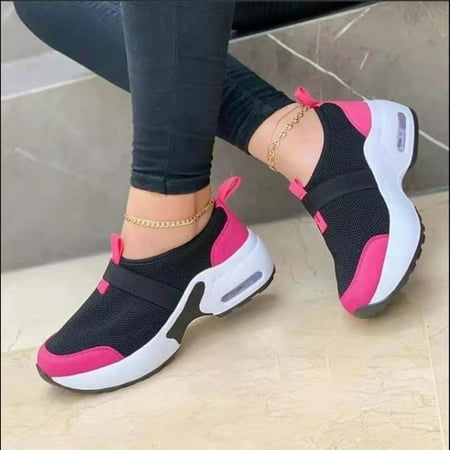 

Yoslce Shoes For Women Women S Color Matching Fashion Casual Set Of Seet Sports Breathable